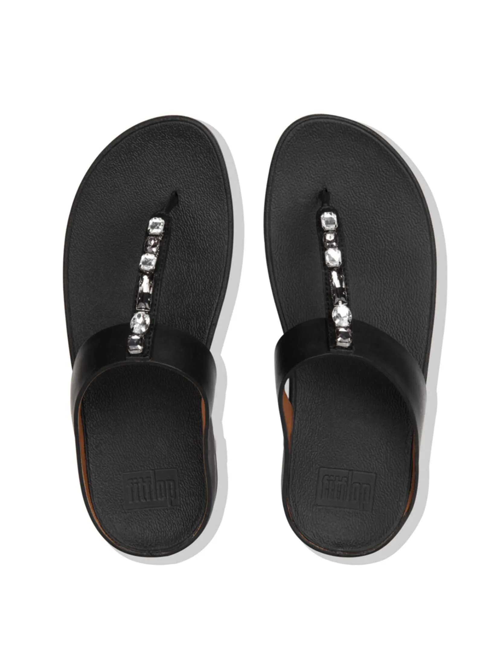 FitFlop™ WOMEN'S COMM-FINO BEJEWELLED BLACK