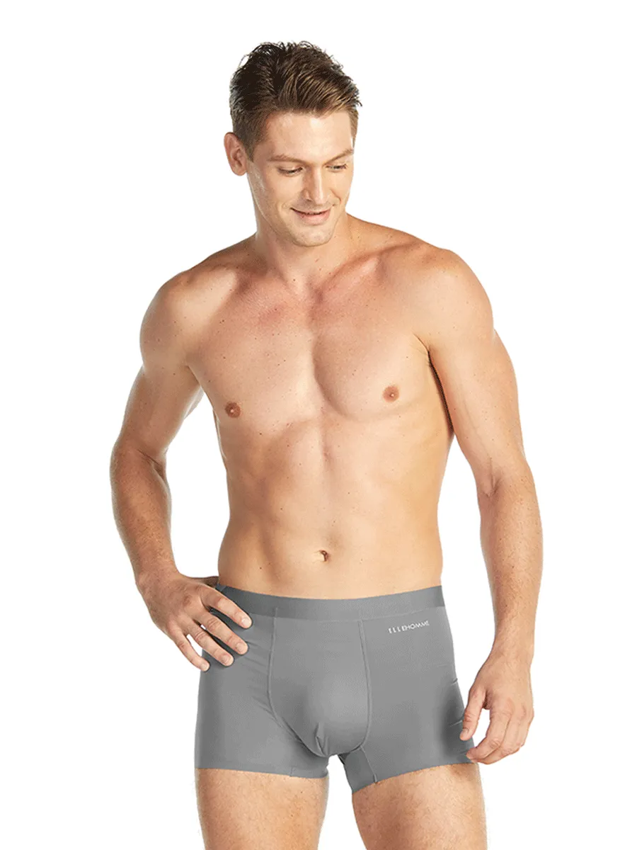 ELLE HOMME MEN TRUNK UNDERWEAR KUT2911 PACK1 KUT2911DG - DARK GREY