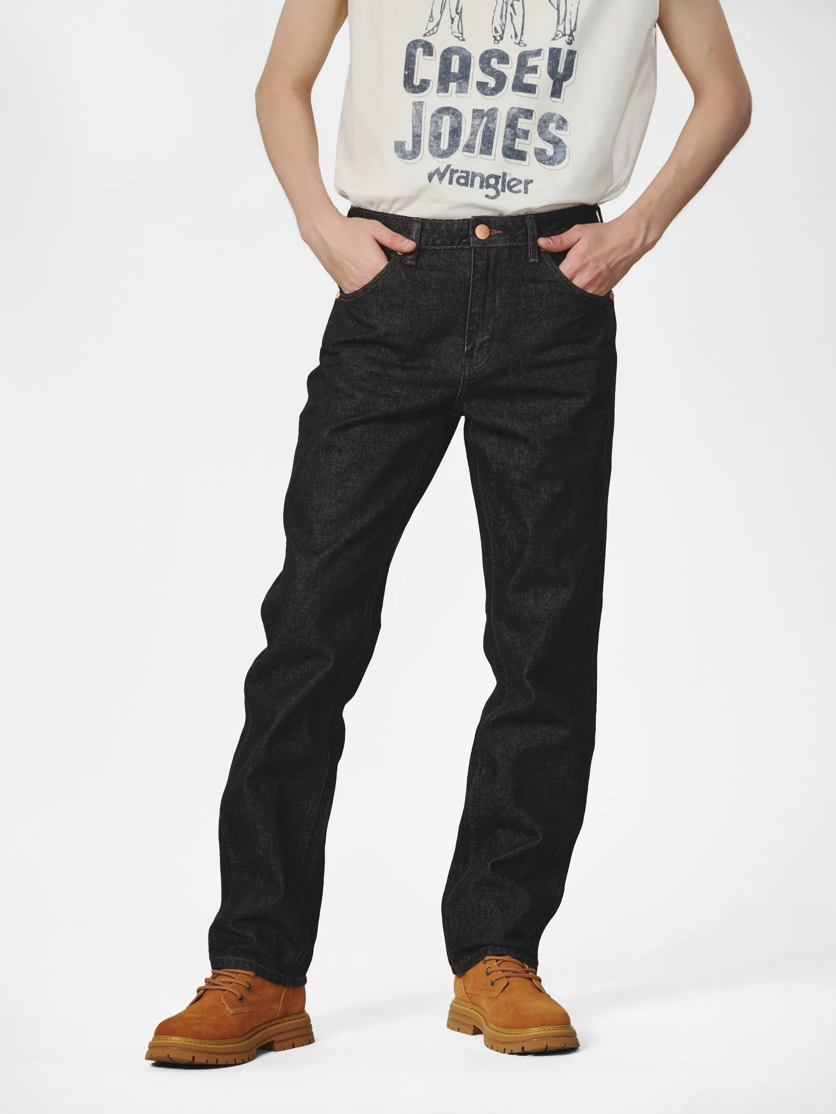 WRANGLER Men's Jeans Casey Jones Collection Mid MWZ Fit Midnight Size - 32 EU