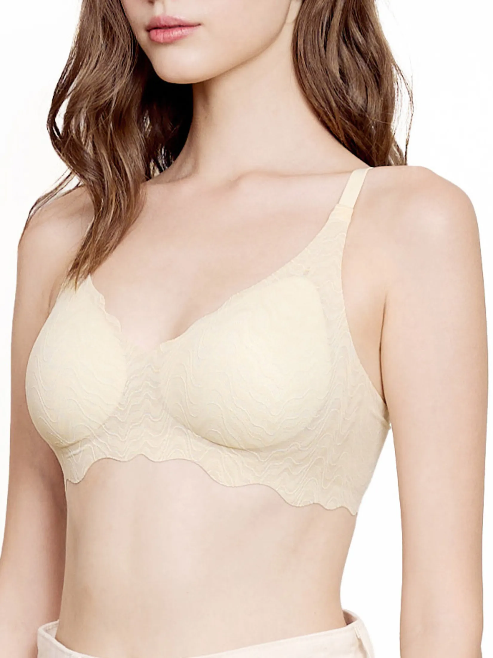 WACOAL Women Smart Size Easy Lacy Cream