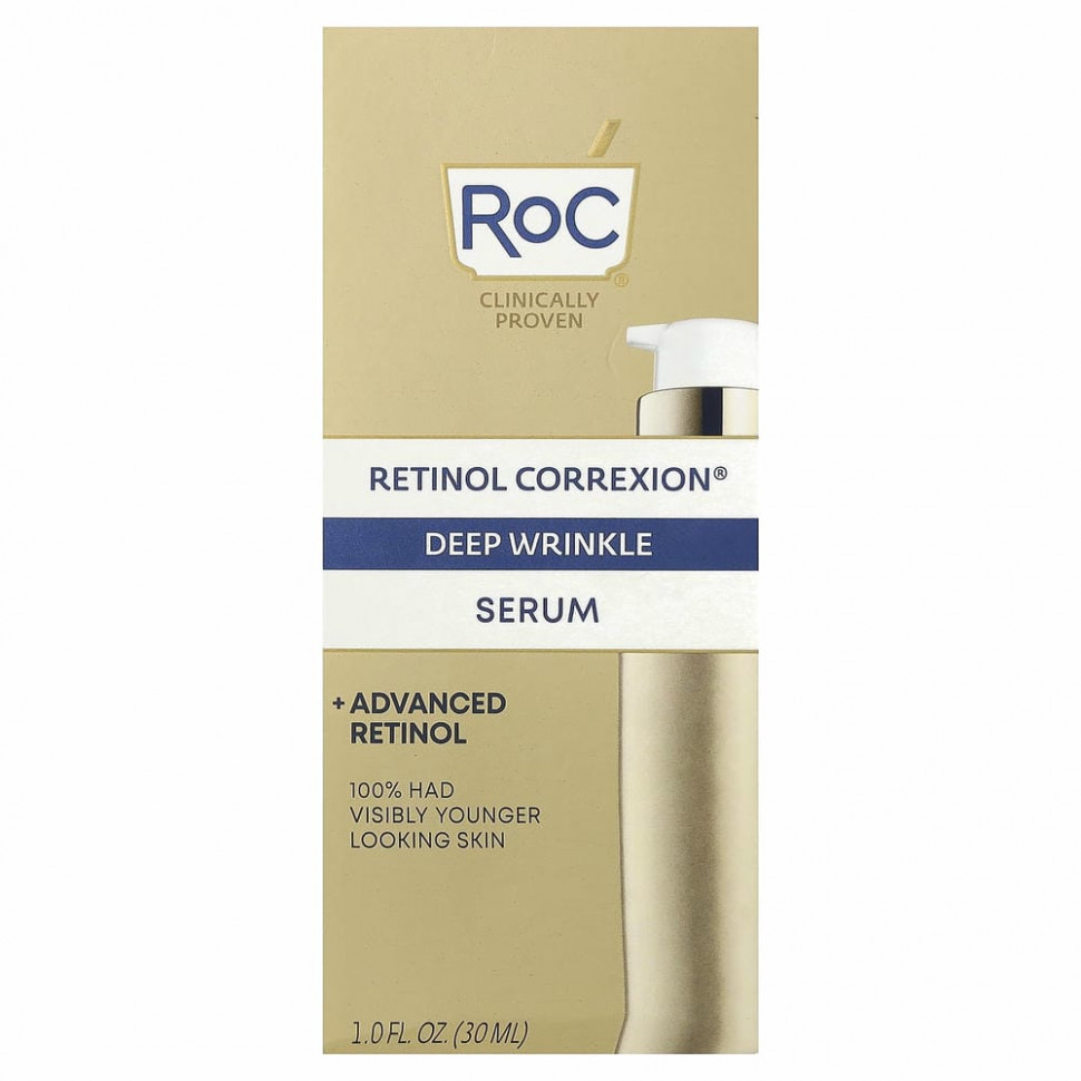 RoC, Сыворотка для коррекции глубоких морщин с ретинолом, 30 мл (1 жидк. Унция)