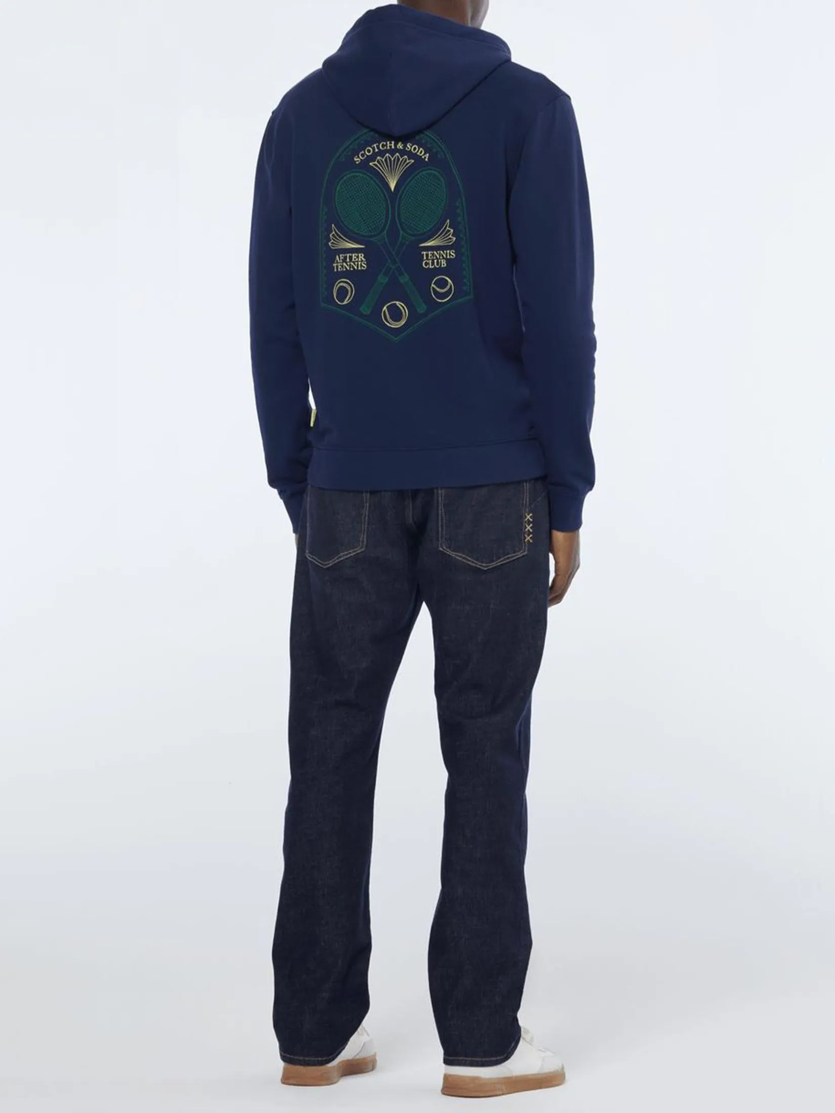 SCOTCH&SODA Men Hoodie Mushroom Artwork