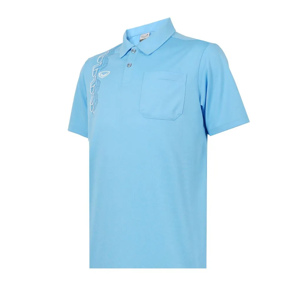 GRAND SPORT Light blue Men's polo shirt (012583)