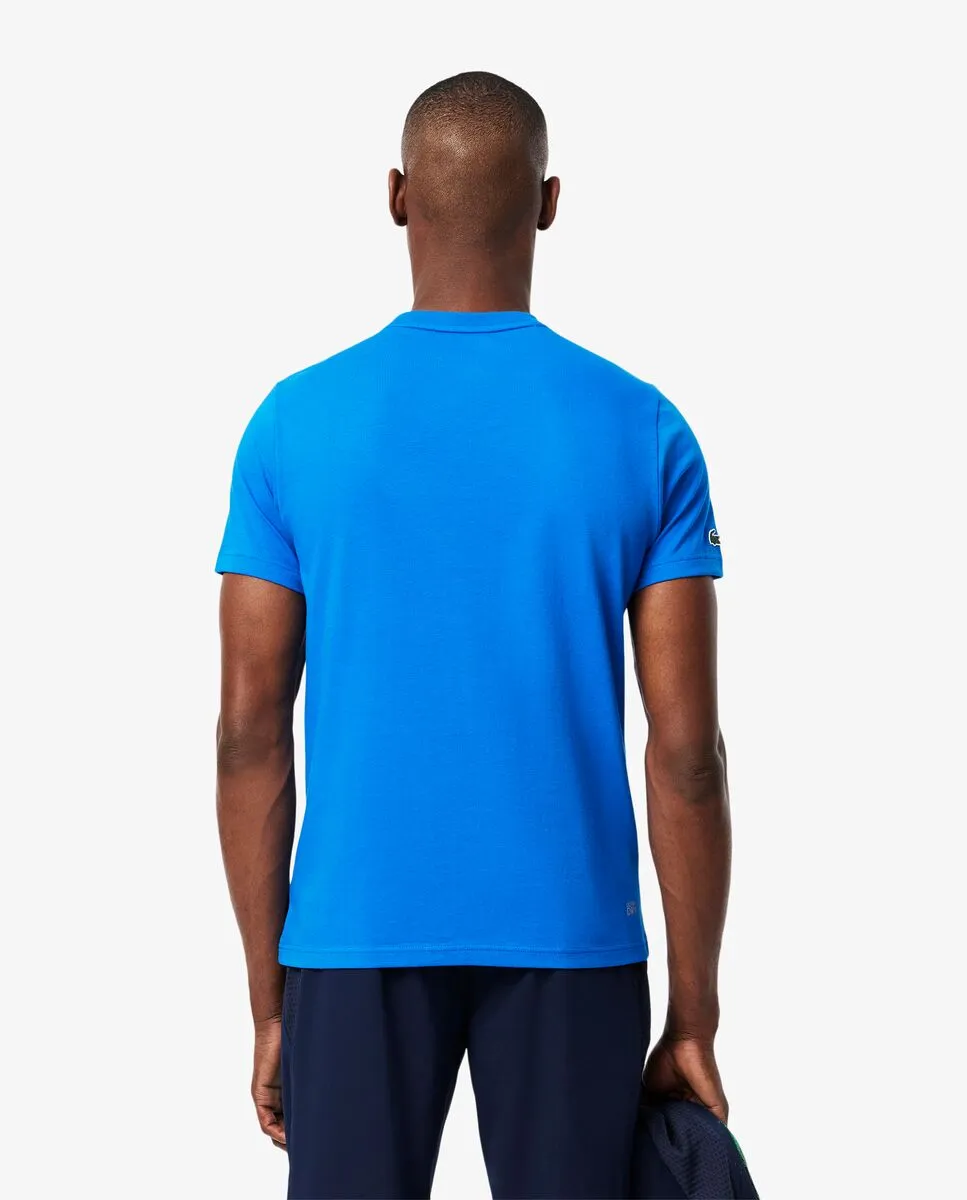 LACOSTE Lacoste Tennis x Daniil Medvedev T-Shirt Blue