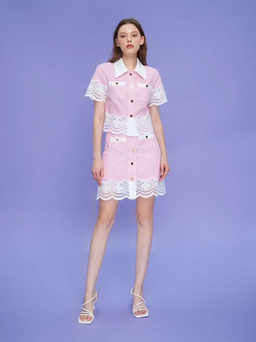 ASV (AW23) Maisie Women Mini Skirt Pink Size - S