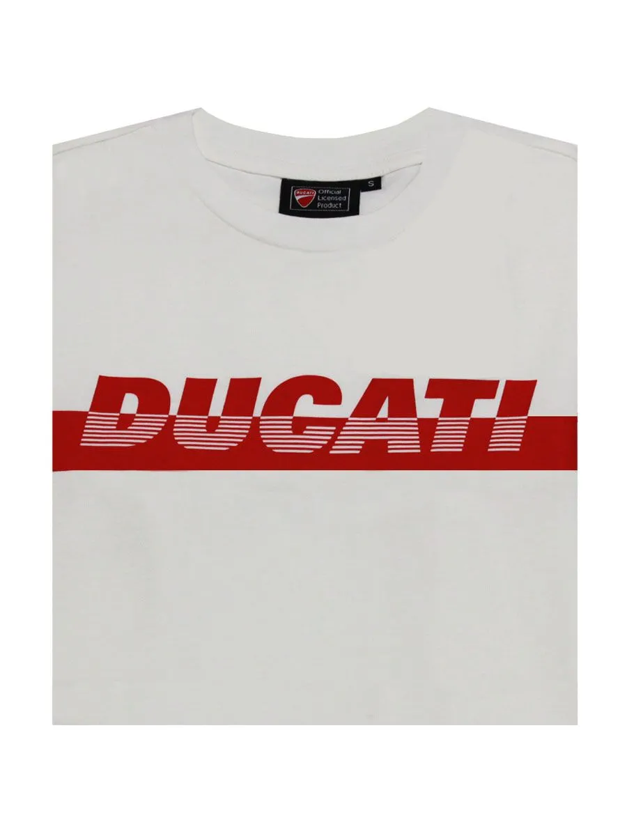 DUCATI White T-shirt for men DCT52 060