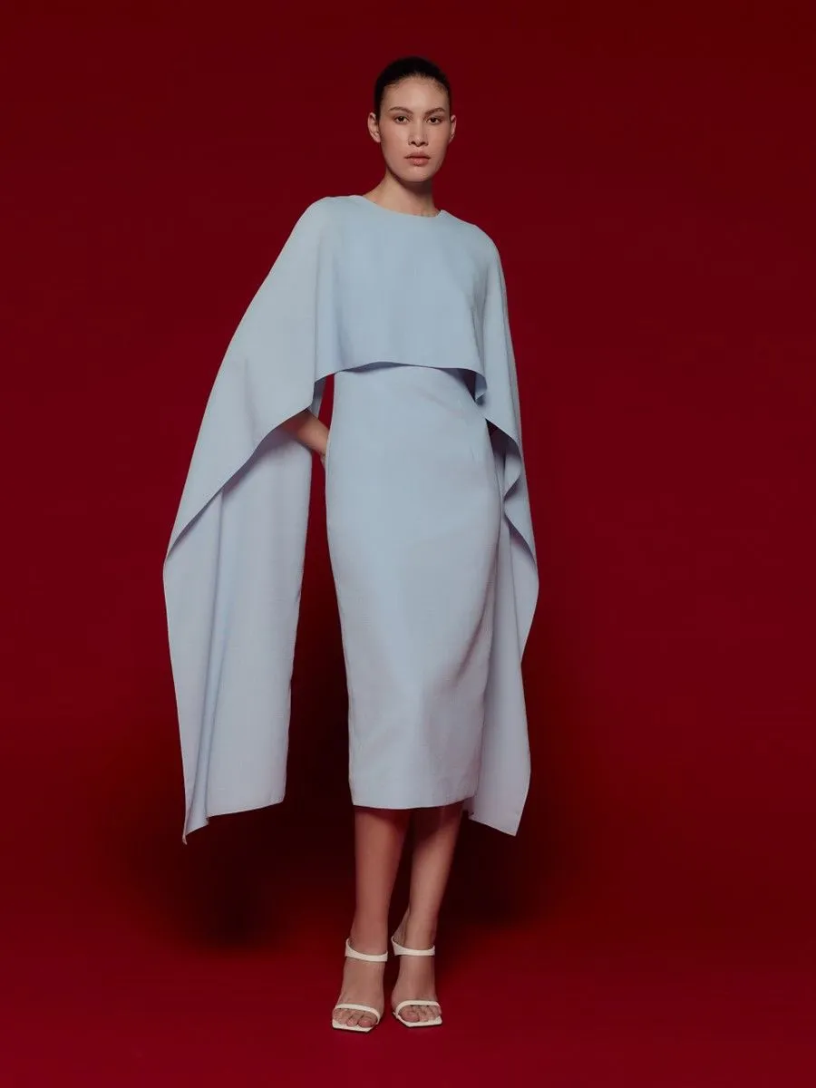 ASAVA ( SS24 ) Sienna Sheath Women Dress Blue