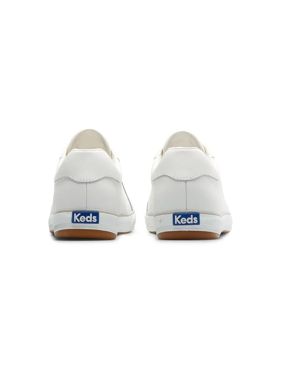 KEDS Women Center III Leather White
