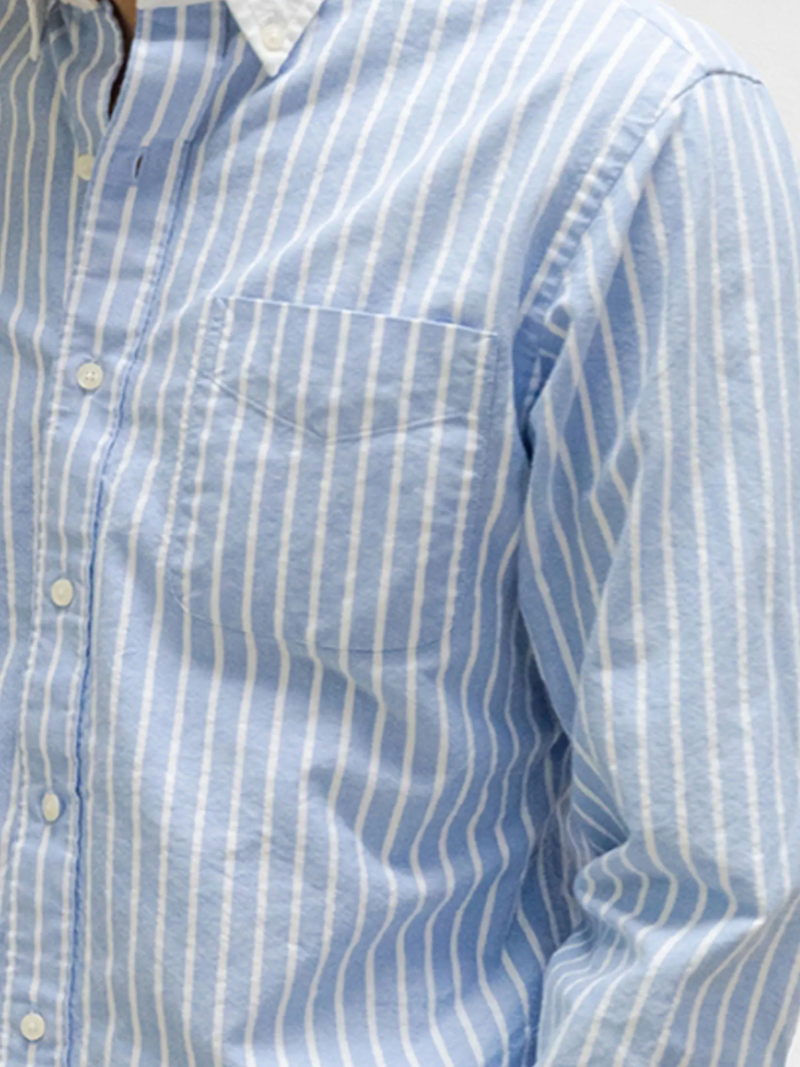 ERA-WON Men s Shirt Long Sleeve Comfort Fit  Blue