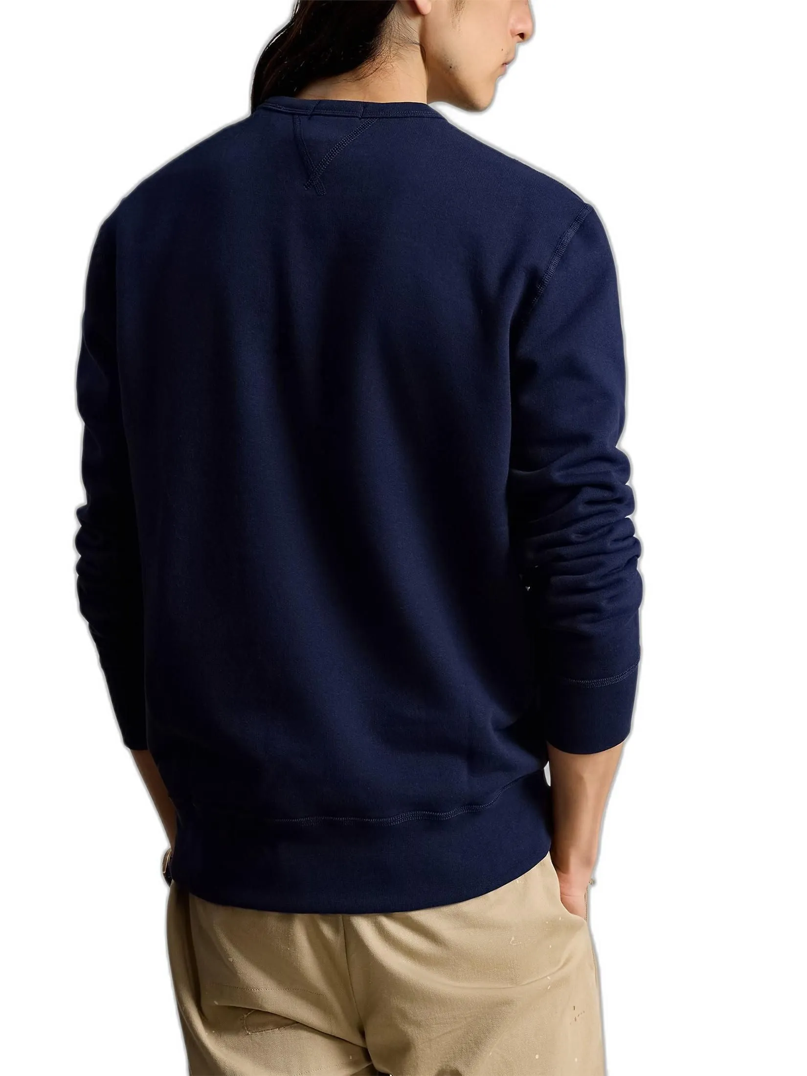 POLO RALPH LAUREN Men Pullover-The RL Fleece Sweatshirt MNPOKNI16820267-Navy-410