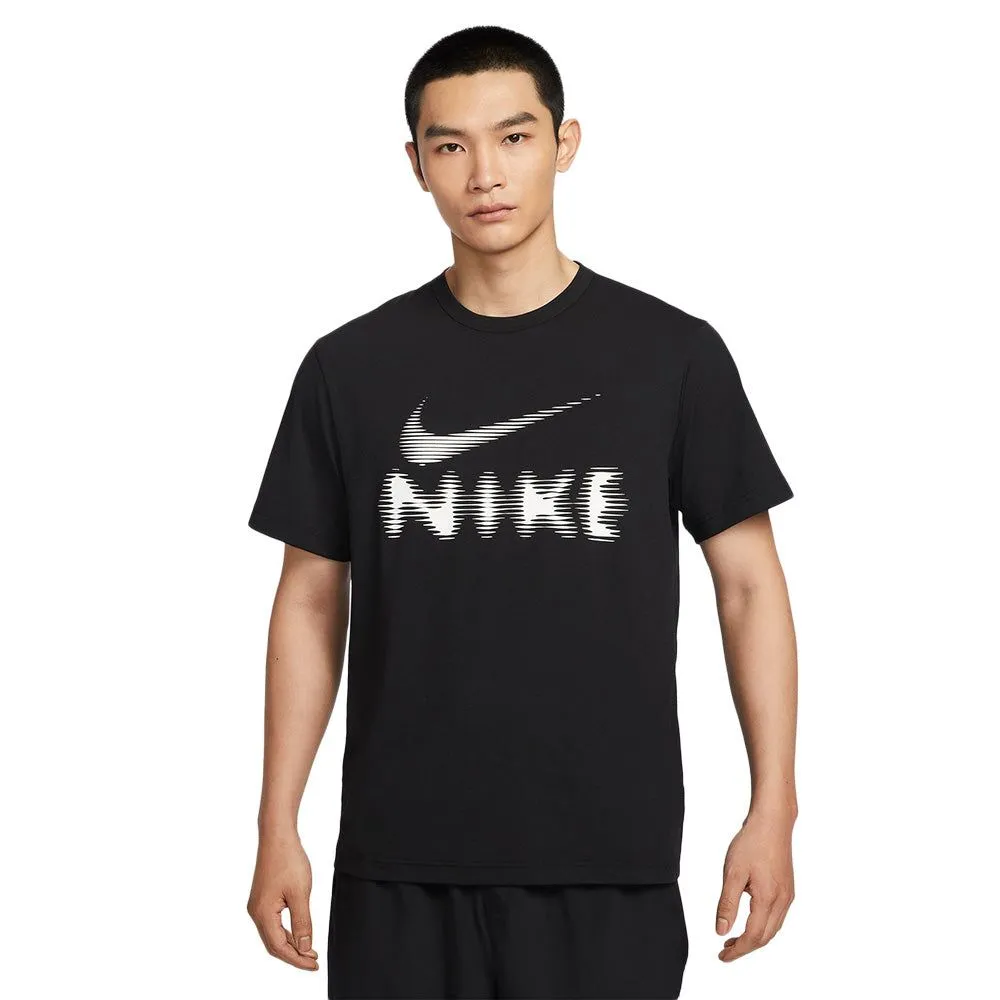 NIKE Men Training T-Shirt Dri-FIT UV Hyverse Black - NI083AP749EJTH