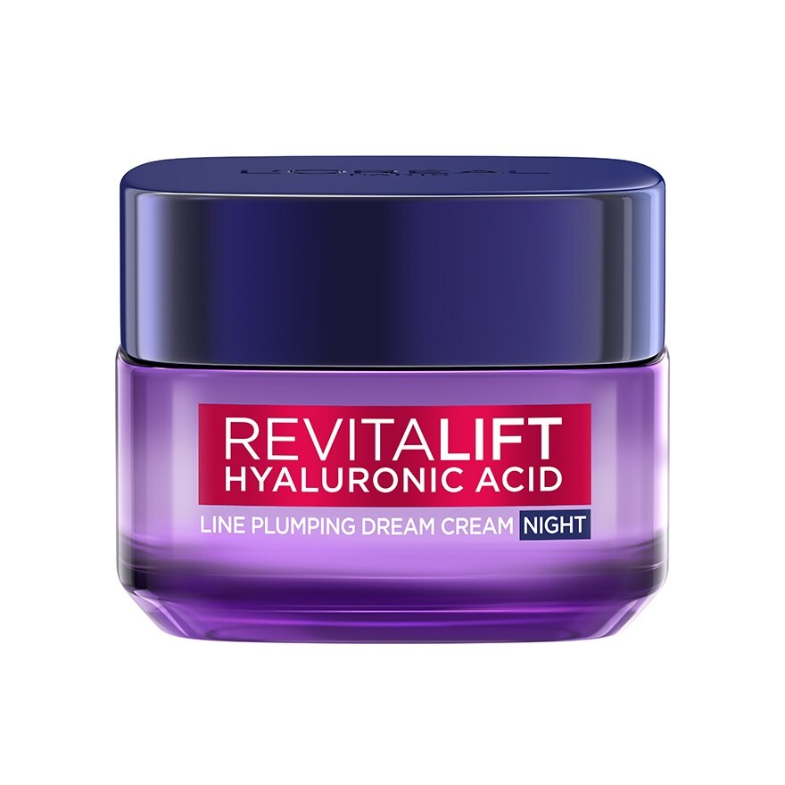 L'Oreal Paris Revitalift Hyaluronic Acid Line Plumping Dream Cream Night 50 Ml.