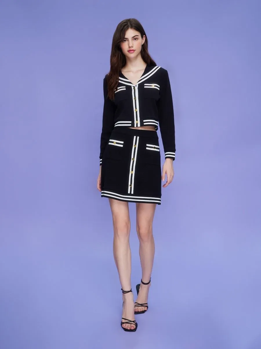 ASV (AW23) Andrea Jersey Women Mini Skirt Black