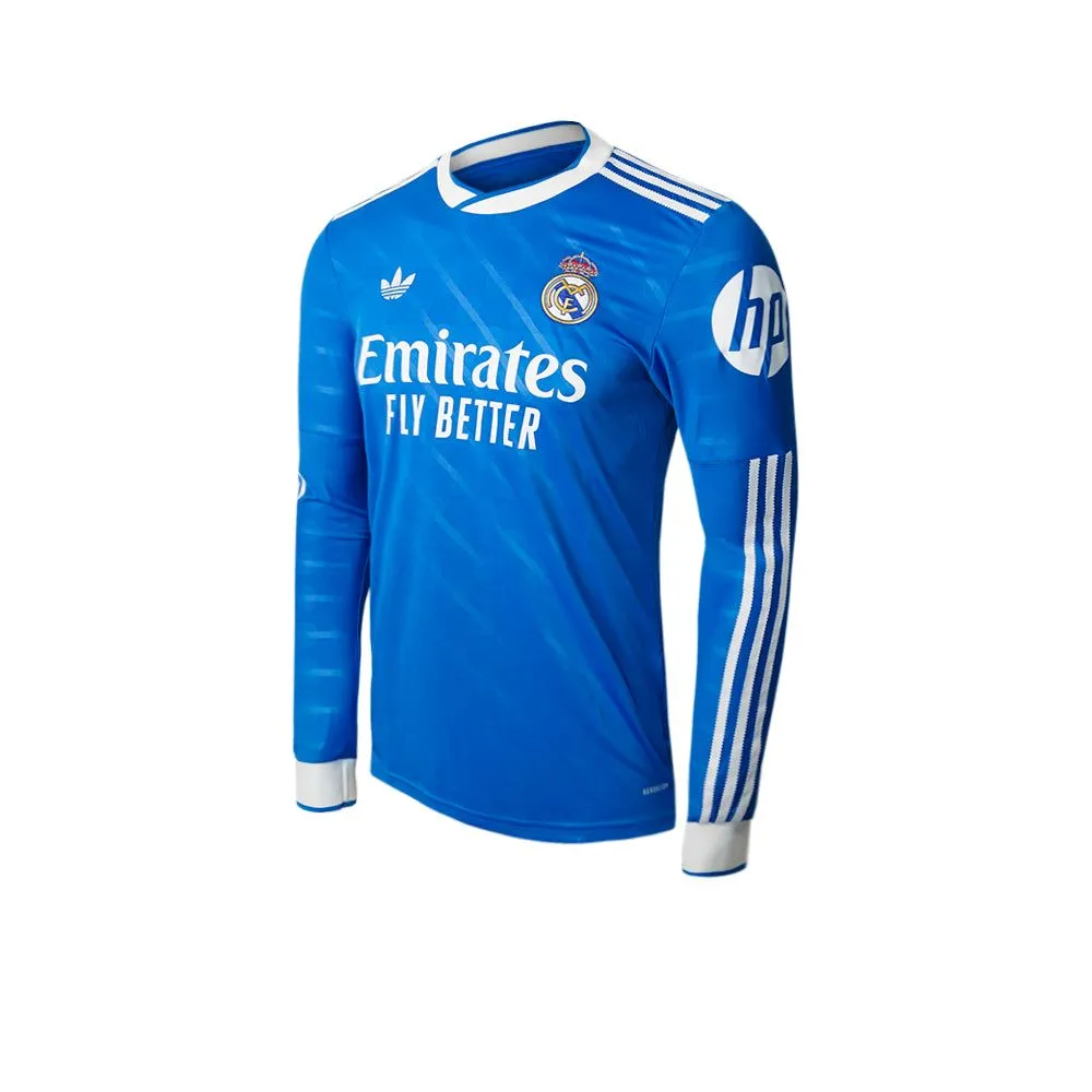 ADIDAS Men Real Madrid Third 2025/26 Long Sleeve Jersey Blue - AD001AP097EOTH