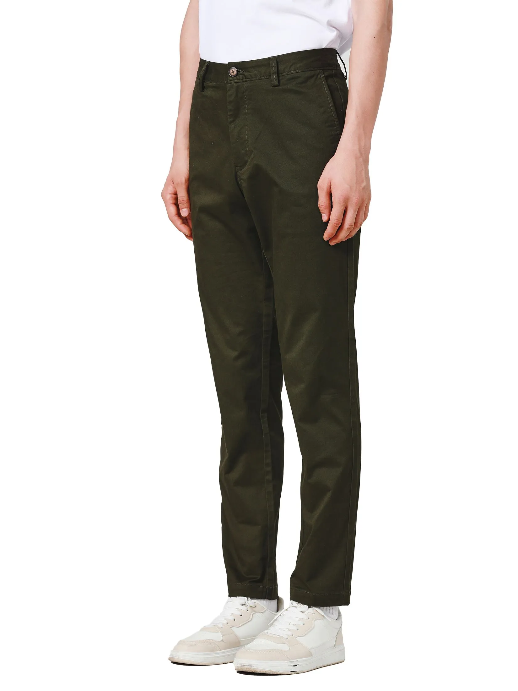 JOHN HENRY Men's Pants (Slim Fit) ESSENTIALS Moss Green