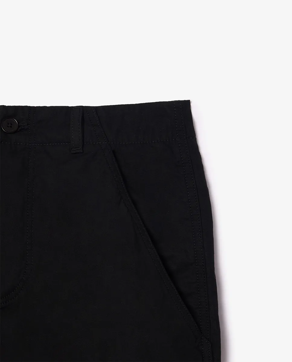 LACOSTE Lightweight Cotton Multipocket Cargo Pants Black