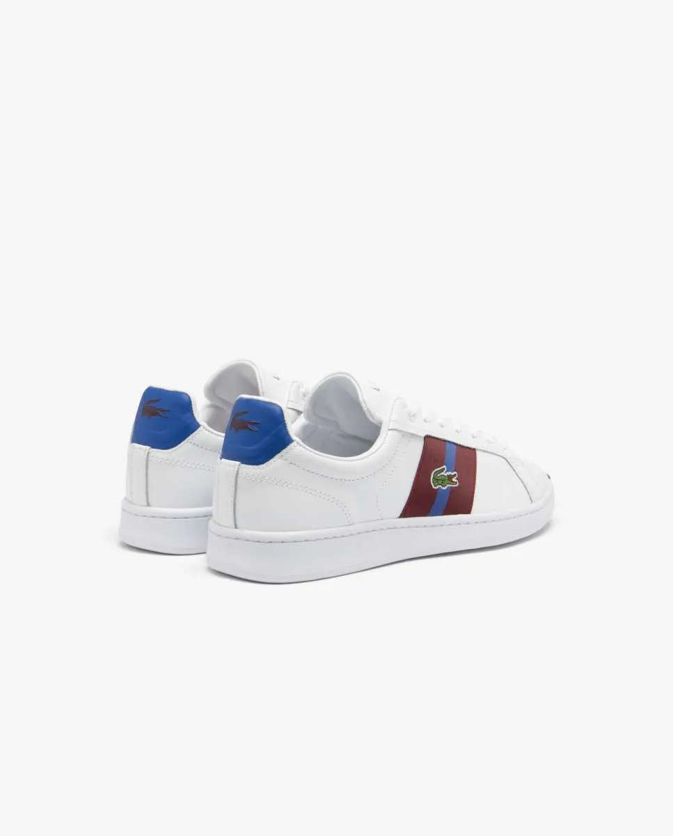 LACOSTE Men’s Carnaby Pro Cgr Bar Leather Trainers White
