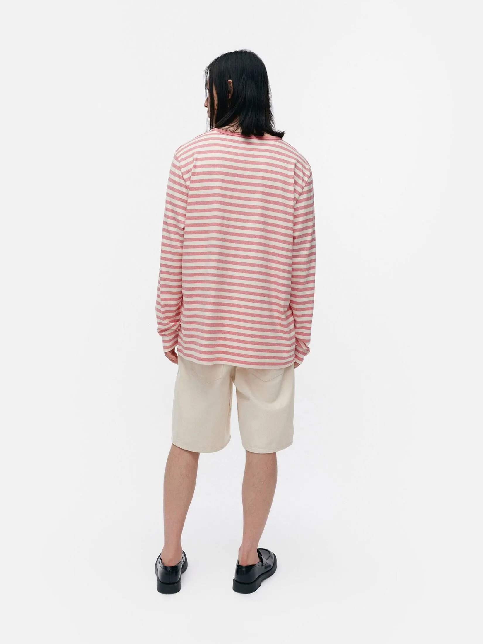 MARIMEKKO RED UNISEX TASARAITA UNISEX UNIKKO LS