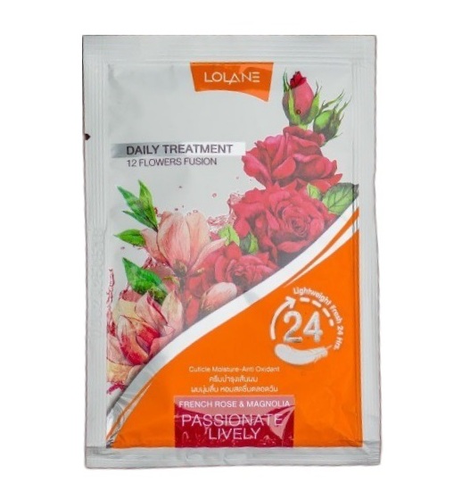 Маска для волос на каждый день с экстрактом 12 цветов Lolane 20 мл