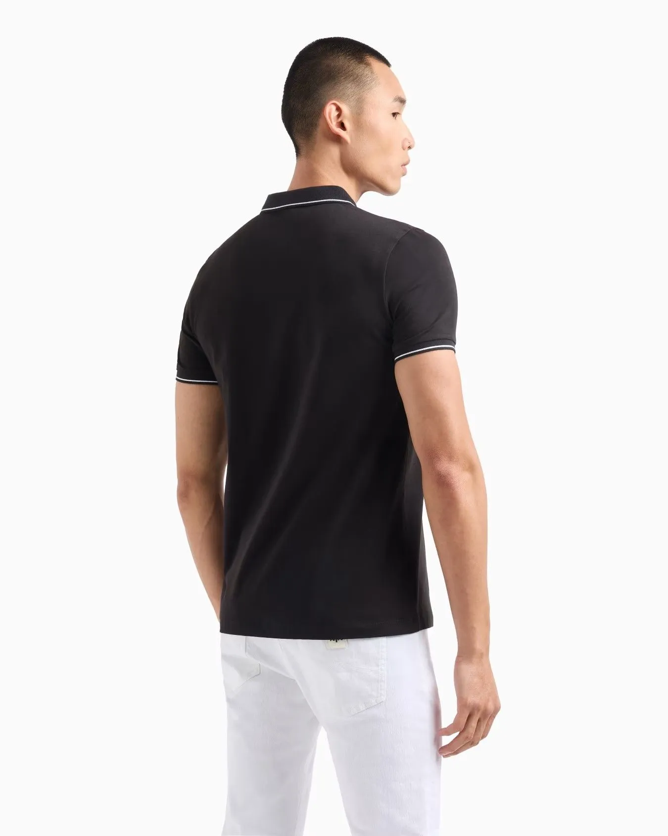 ARMANI EXCHANGE POLO Men 8NZF71-ZJH2Z-1200 Black
