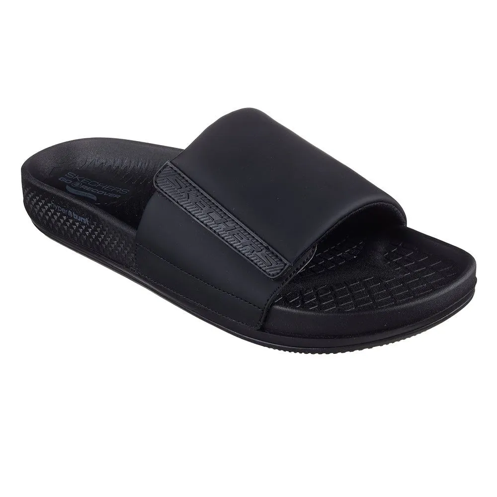 SKECHERS Men Sandals Arch Fit® Hyper Slide - Reliance Black - SK108SH712ELTH