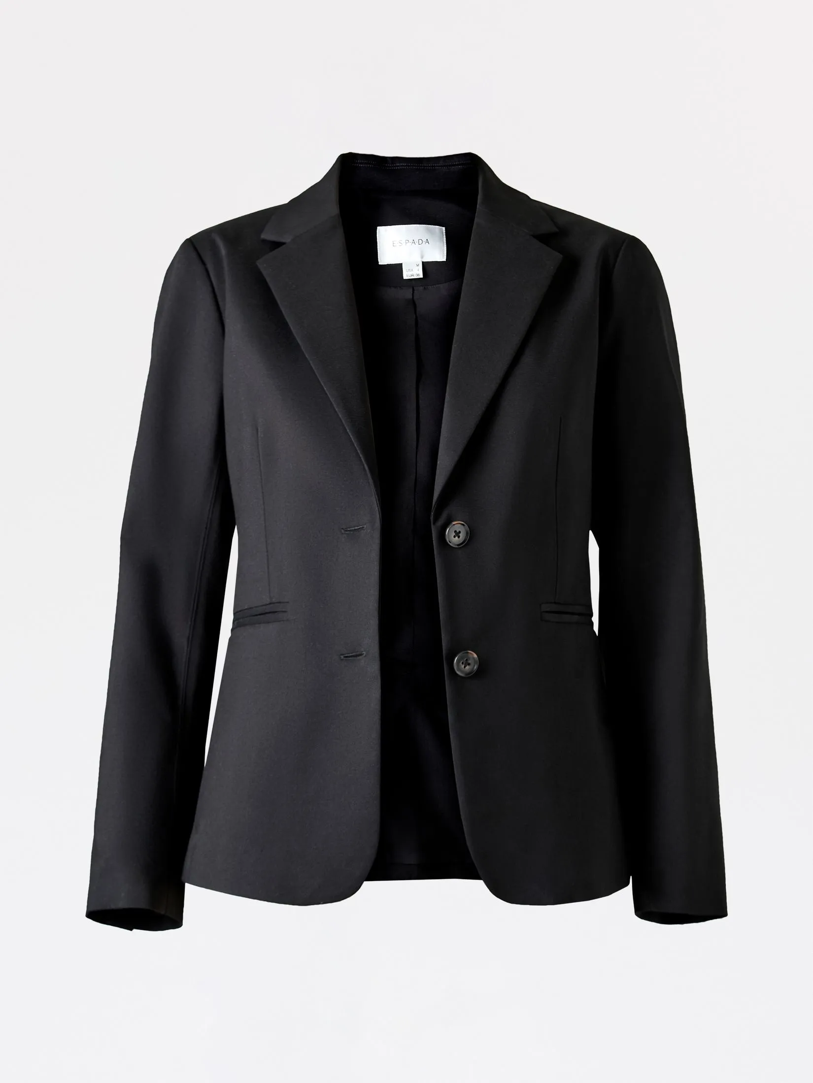 ESPADA Black Regular-Fit Blazer Woman Black