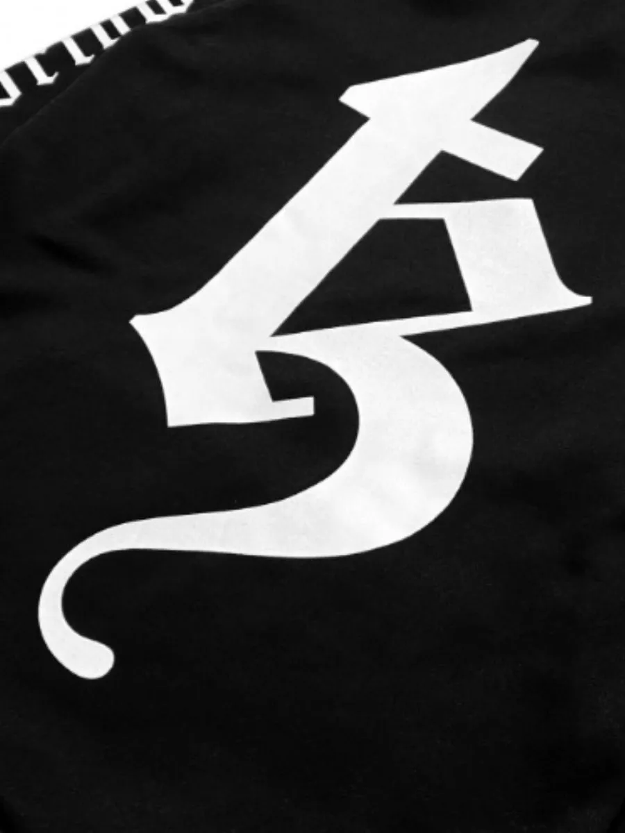 TZ WORLDWIDE Men HOODIE TZ BE TREZ - BLACK (GLOW IN THE DARK)