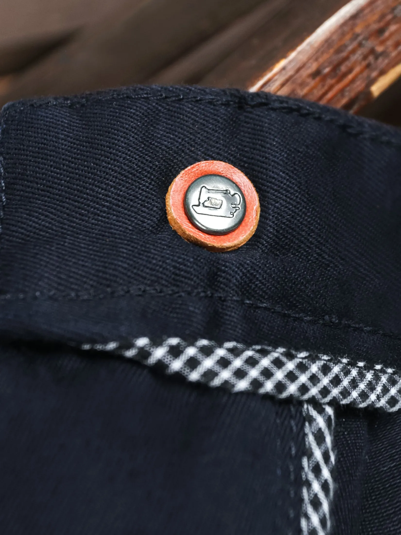 SIMPLE&RAW Timber Chino Pants Sk814 Navy Blue