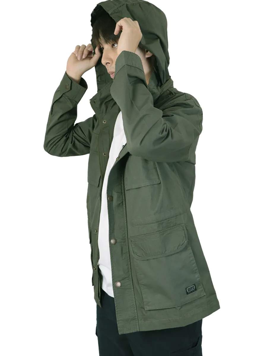 BOVY MEN'S JACKET HOODIES MILITARY GREEN