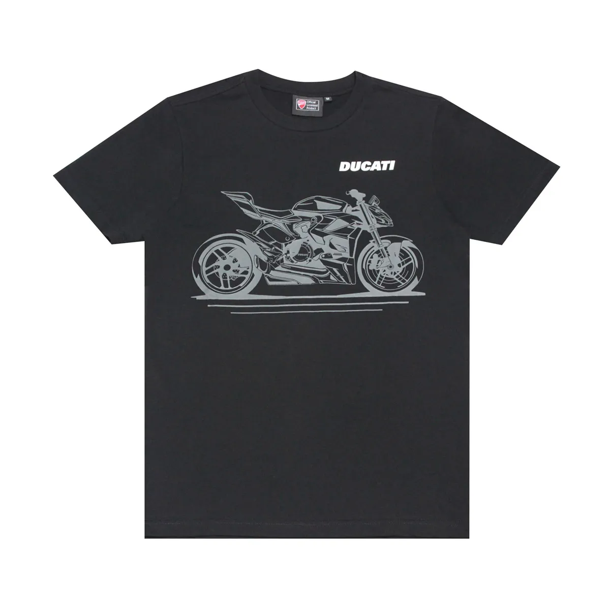 DUCATI Black T-shirt for men DCT52 052 Size - M