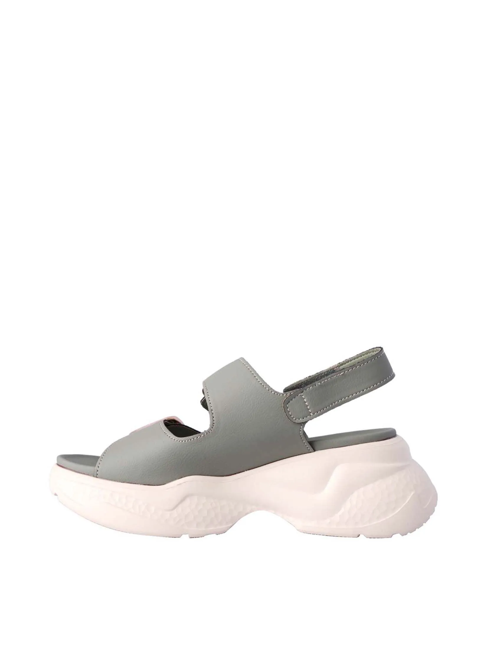 VILLAINS SF INCA Women's Platform Heeled Sandals GREEN