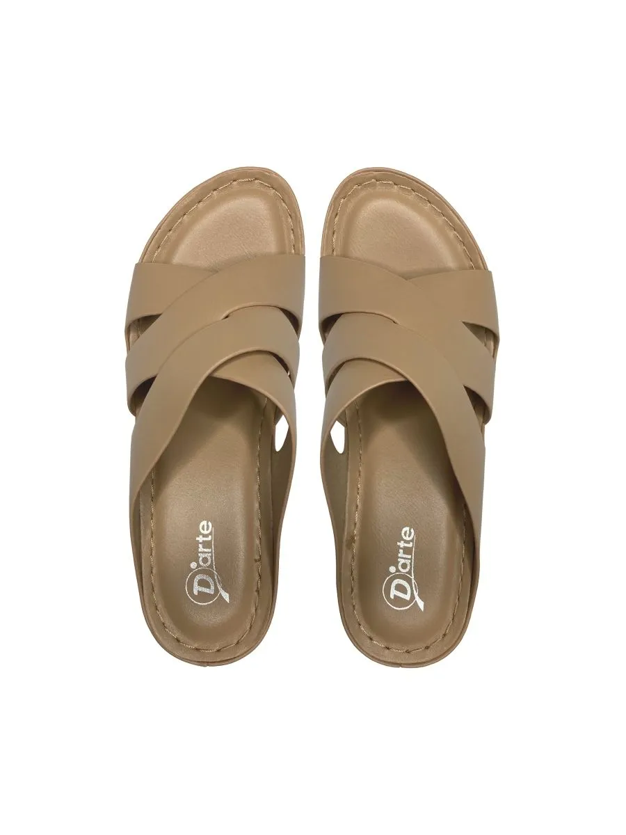 D'ARTE BEIGE SANDALS WEDGE D76-20545