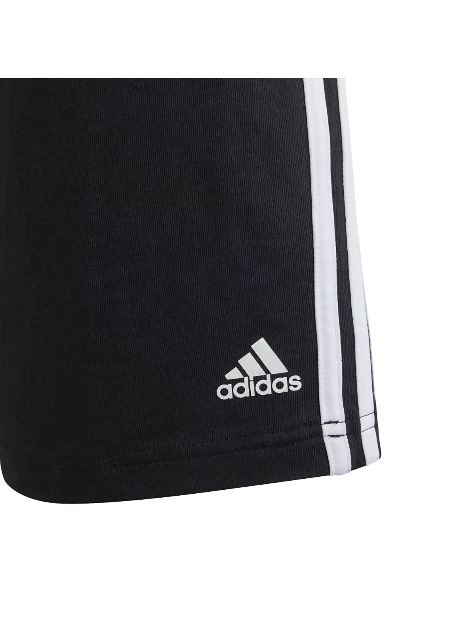 ADIDAS KIDS Unisex Kids Shorts Essentials 3-Stripes Knit Black