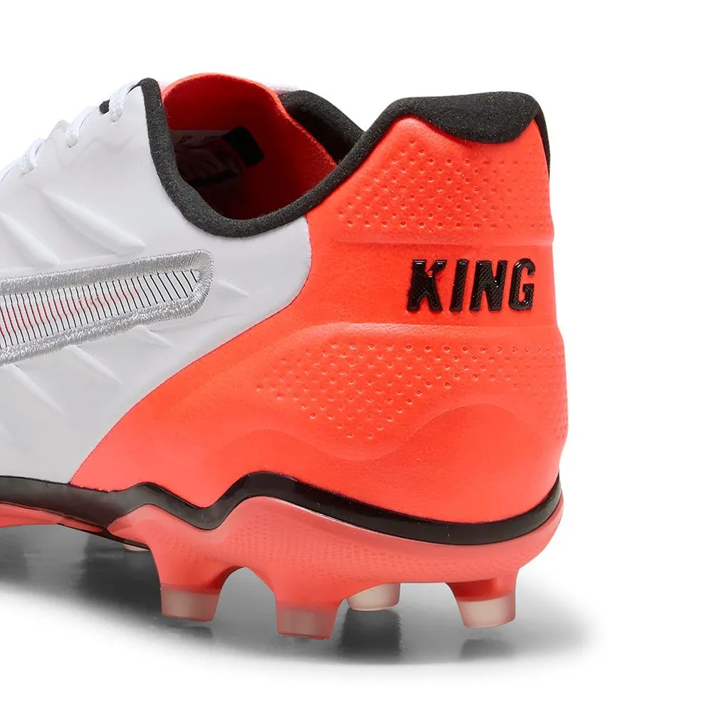 PUMA King Pro FG/AG Unisex Football Shoes White - PU097SH483ENTH