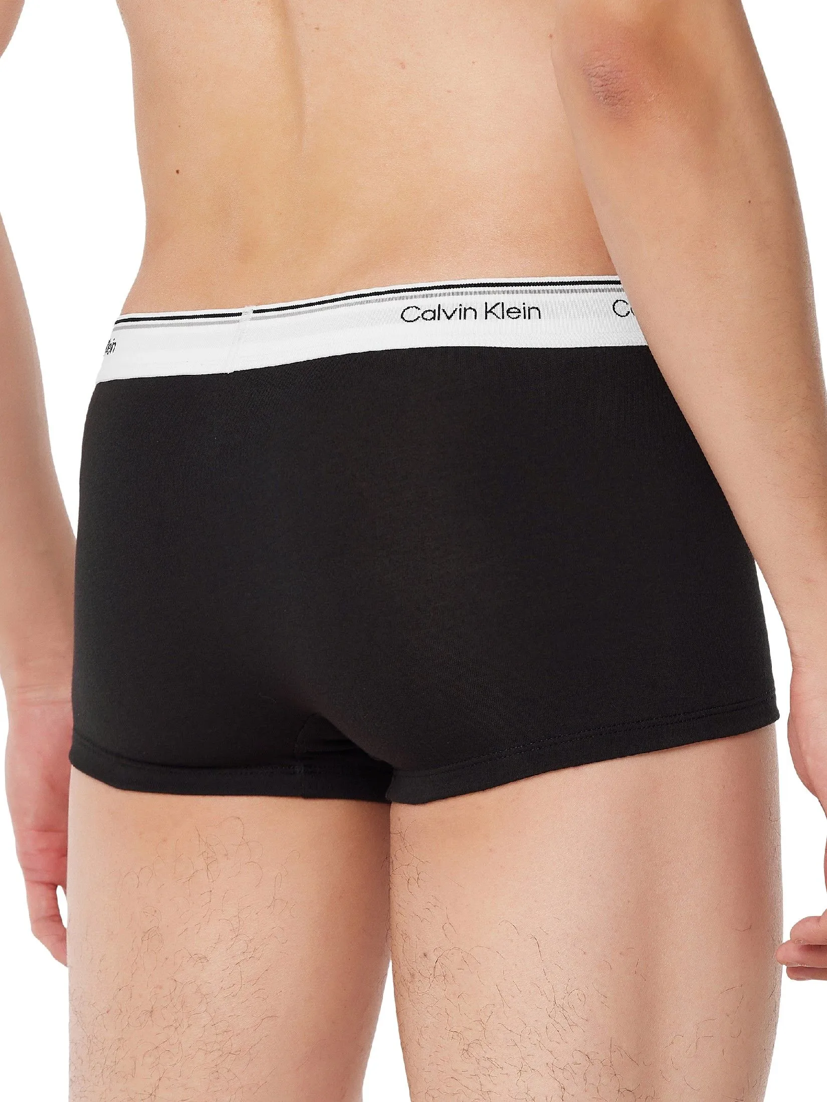 CALVIN KLEIN Men's Balance Low Rise Trunk 3Pack Black