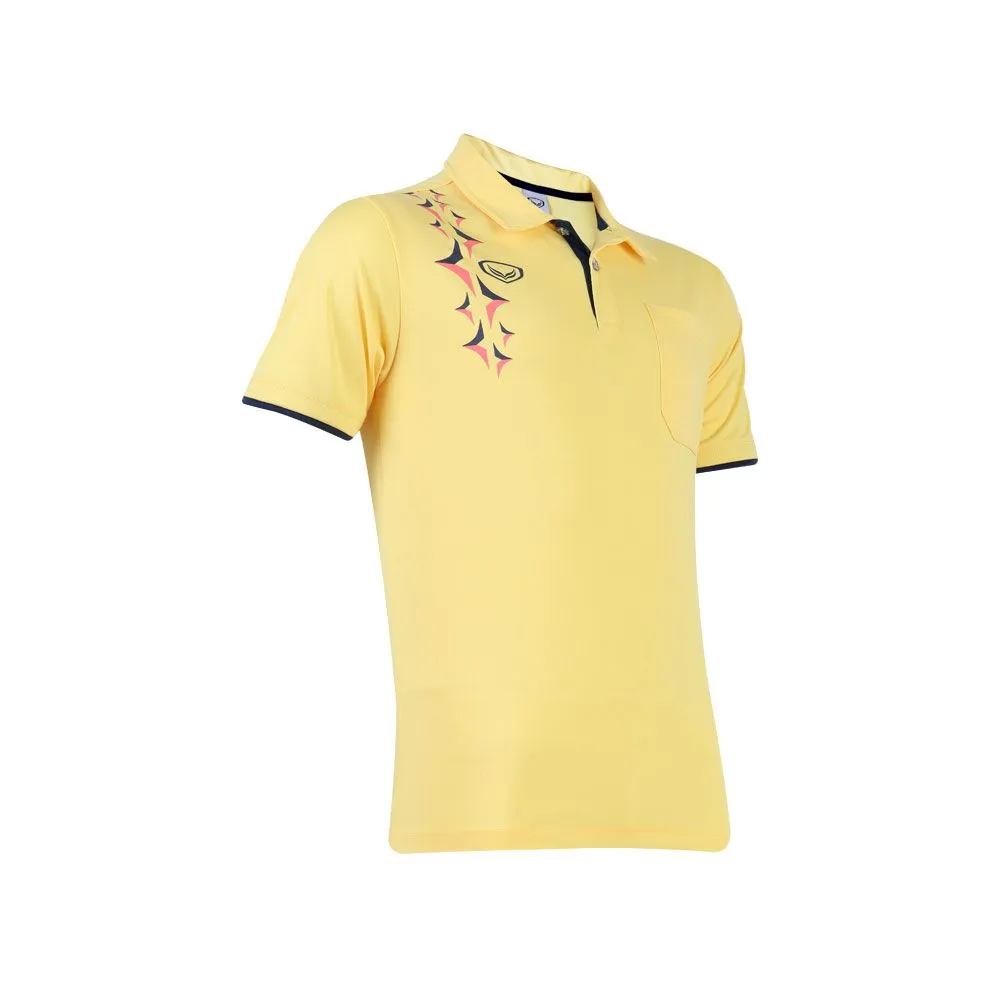GRAND SPORT Yellow Men's polo shirt (012592)