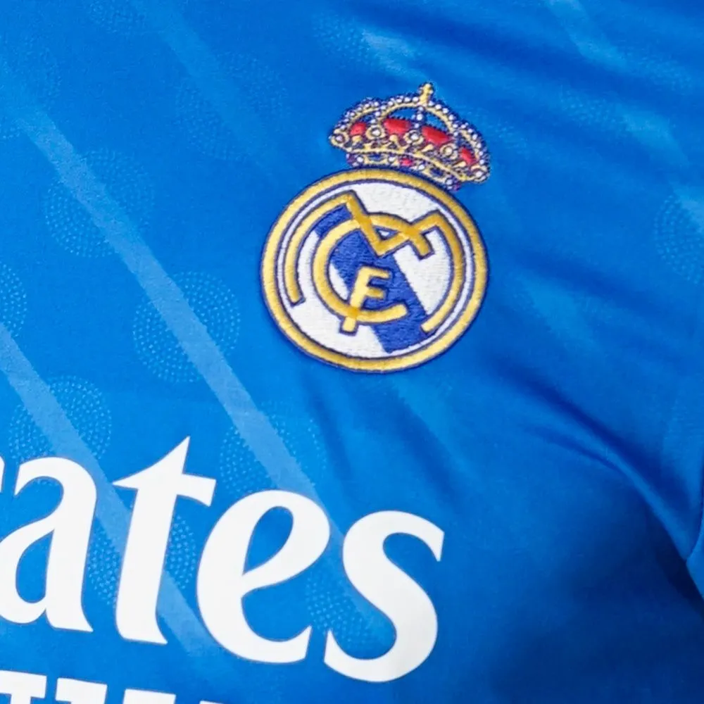ADIDAS Men Real Madrid Third 2025/26 Long Sleeve Jersey Blue - AD001AP097EOTH
