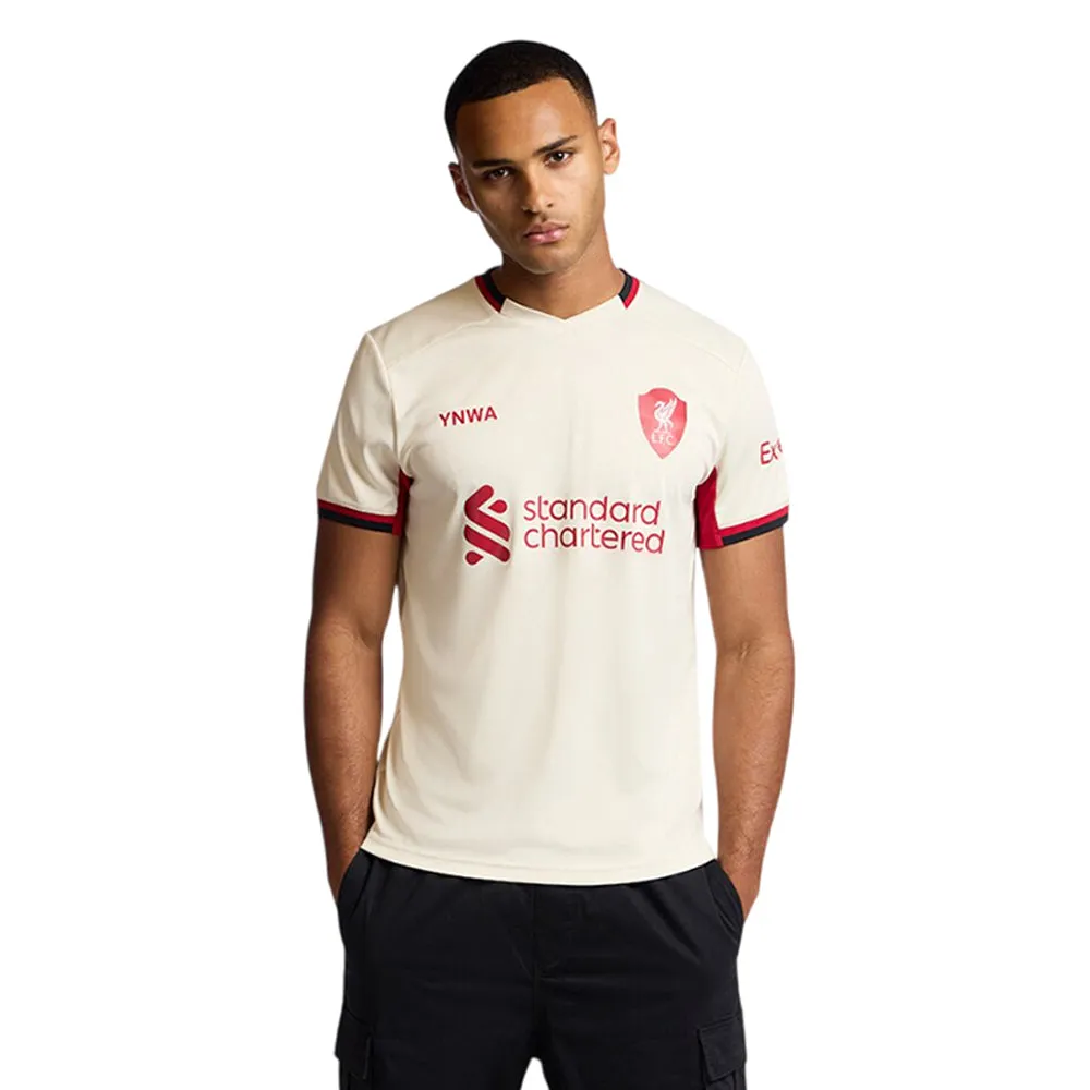 LIVERPOOL FOOTBALL CLUB Men Liverpool Football Club Away Supporter 2025/26 Jersey Cream  - LF068AP617EPTH