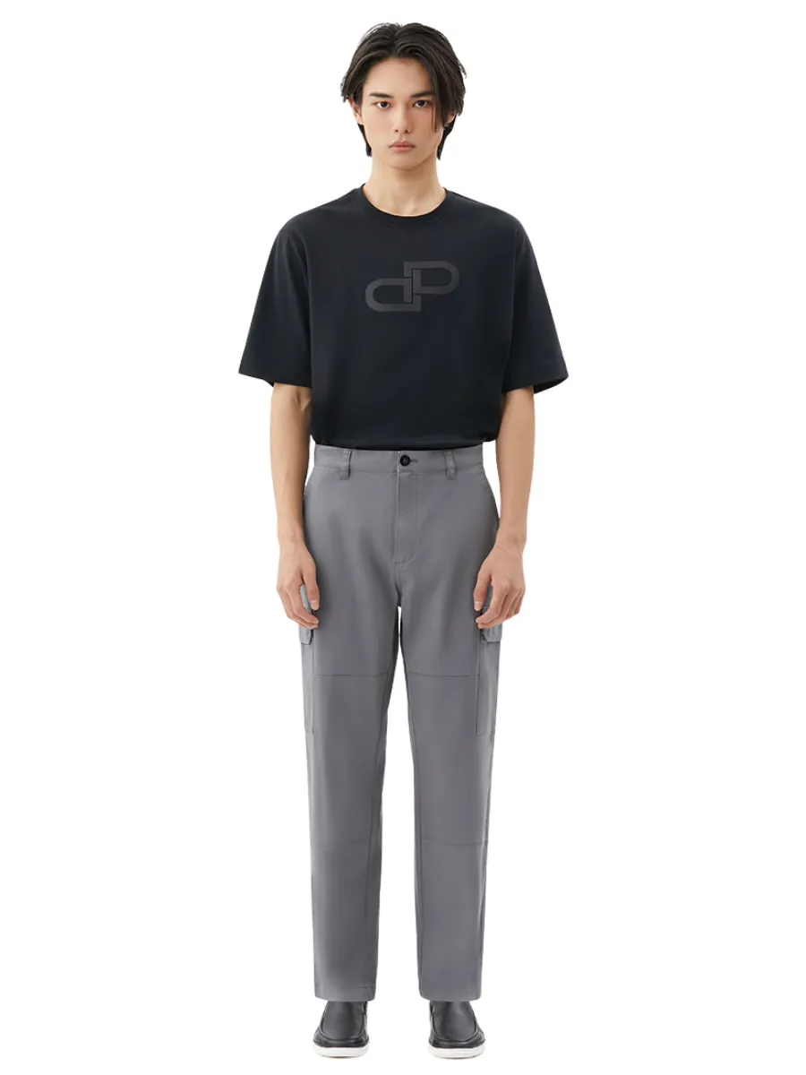 DAPPER Men Cargo Pants Grey