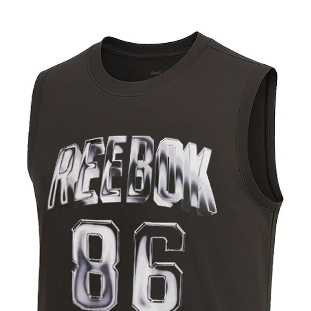 REEBOK Women Tank Graphic Series Basketball Chrome '86 Black - RE099AP783EKTH