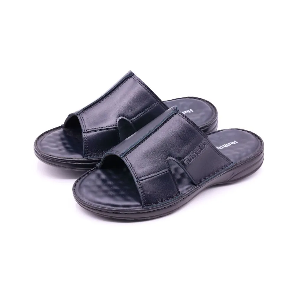 HUSH PUPPIES Men's Shoes Model Kennocha HP 8HSFB76B2A - BLACK Sandals Slides