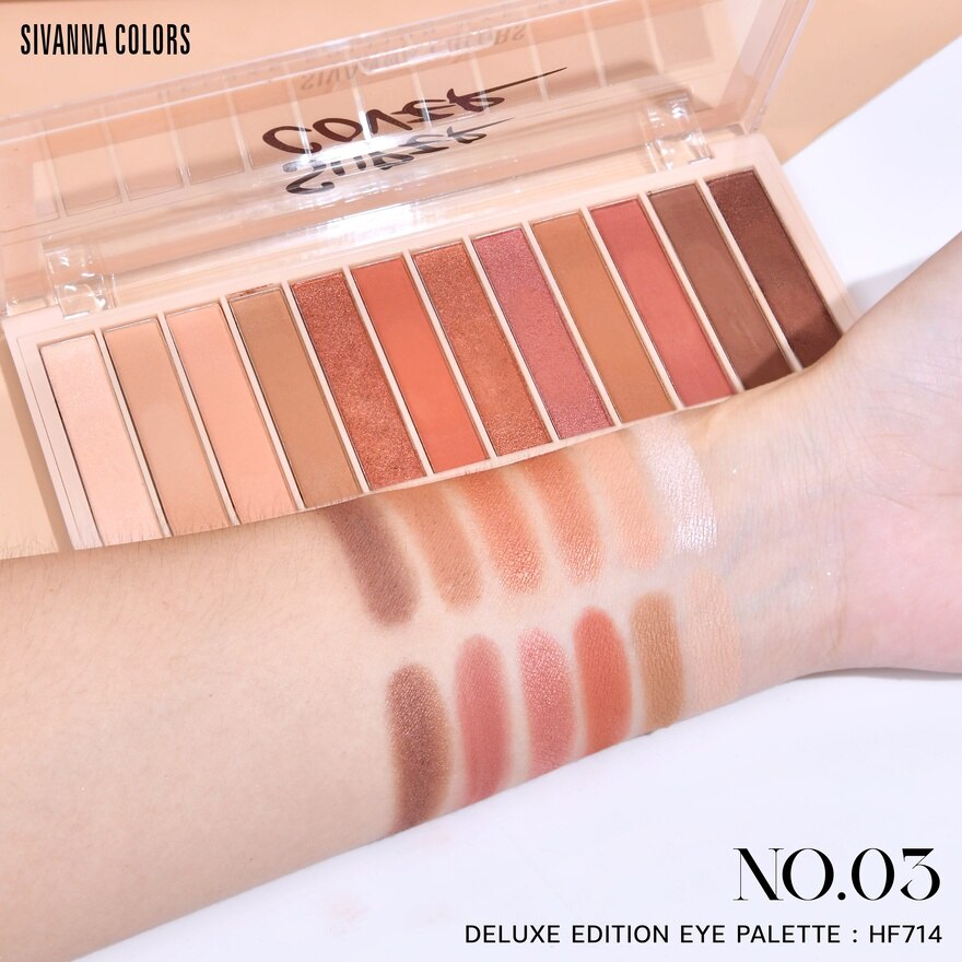 Sivanna Colors Deluxe Eye Palette 03
