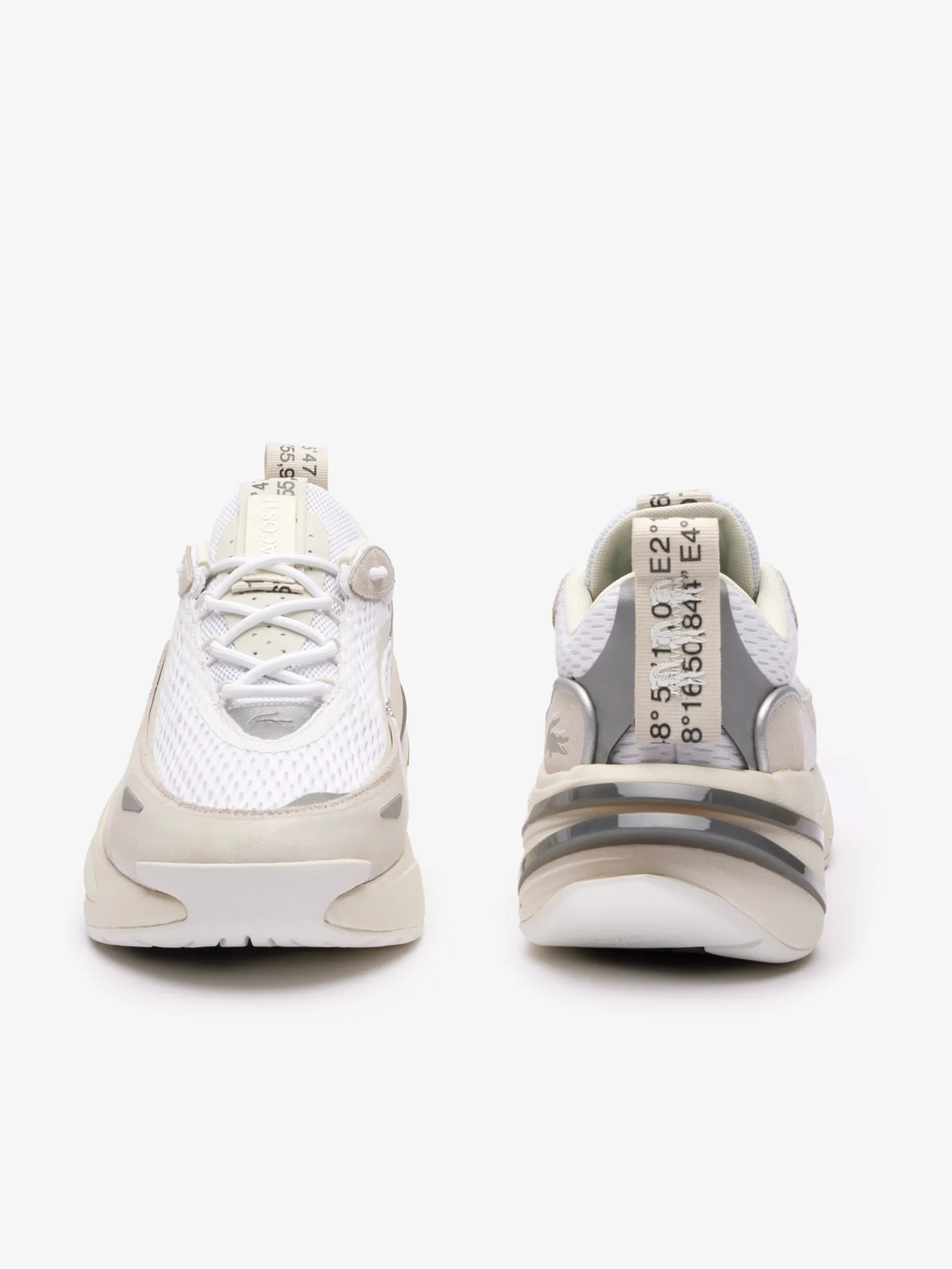 LACOSTE Men’s Lacoste Odyssa Textile Trainers White