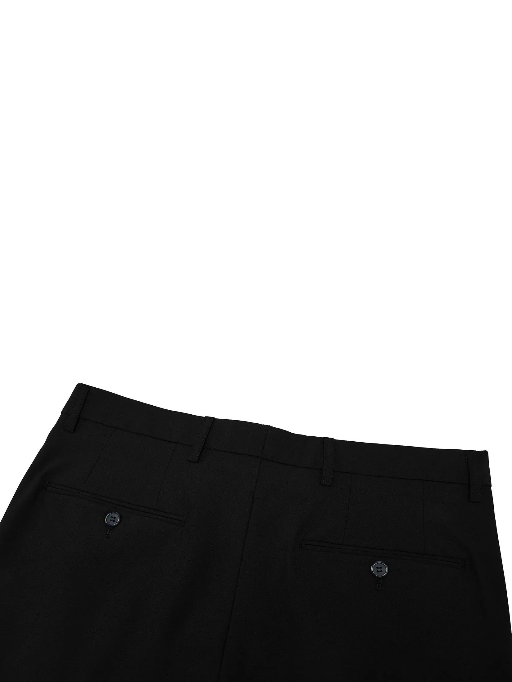 G2000 Men Clothing Multi-Way Stretch Plain Formal Pants Slim Fit - Black