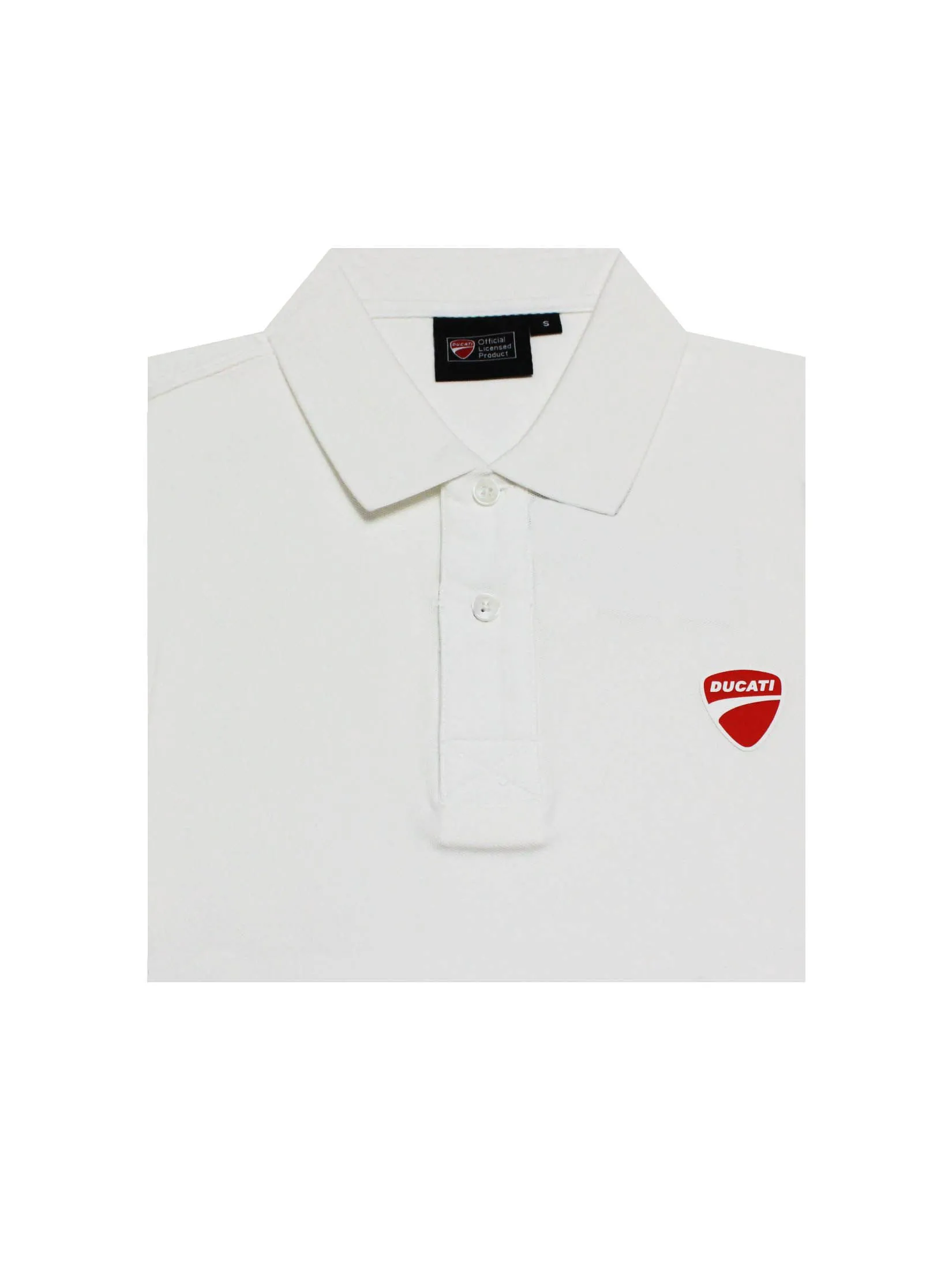 DUCATI Men Polo White