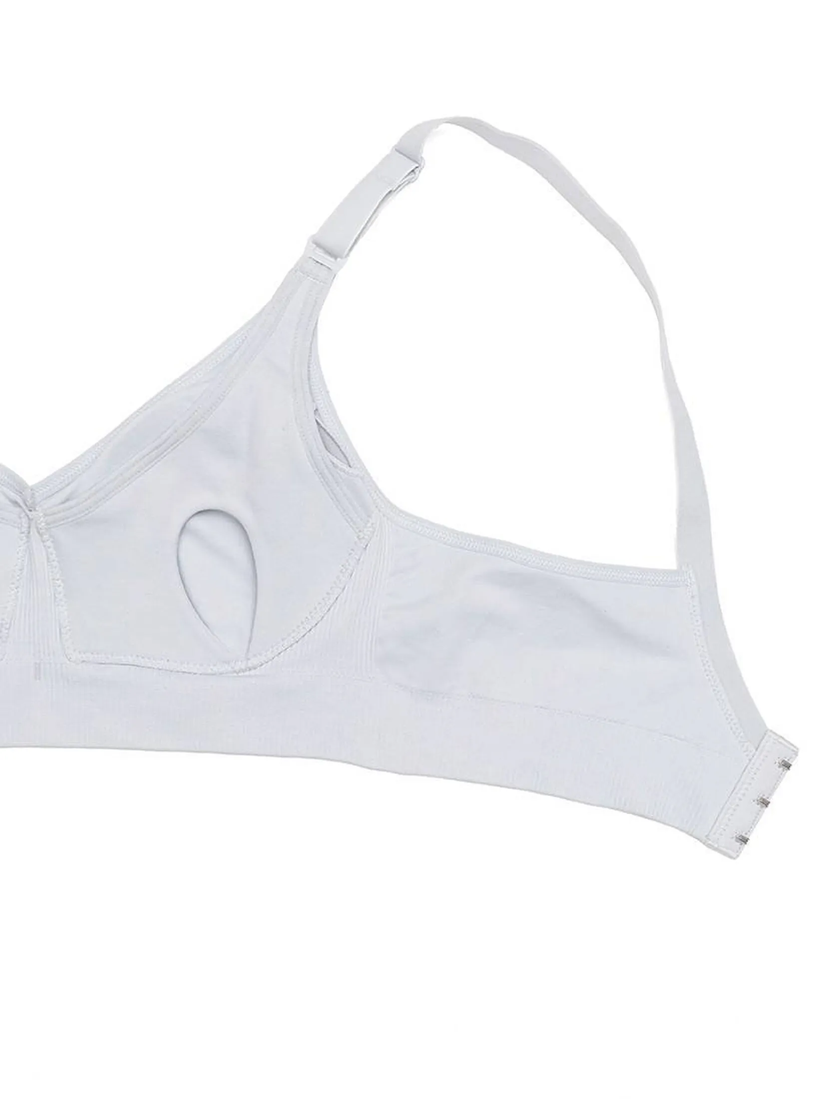 SABINA Maternity Woman Seamless Wireless Bra - Light Grey