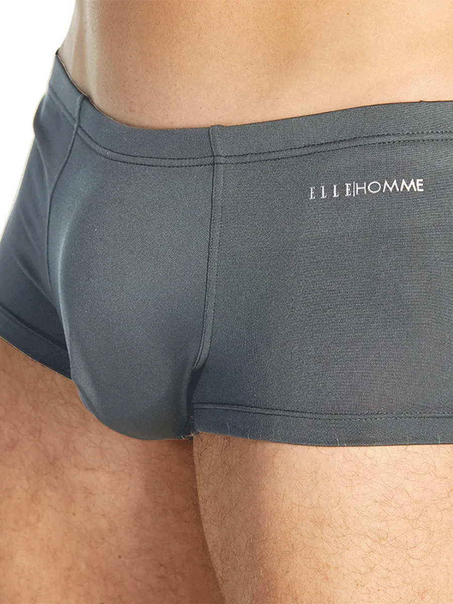 ELLE HOMME MEN TRUNK UNDERWEAR KUT8003 PACK1 KUT8003DG - DARK GREY
