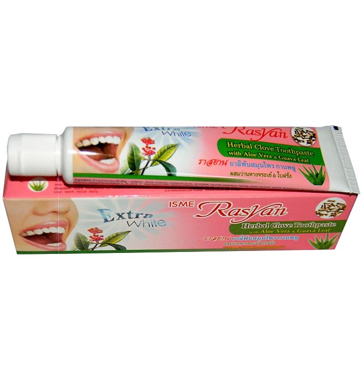 6 шт Отбеливающая Зубная паста Rasyan в тюбике 30 гр