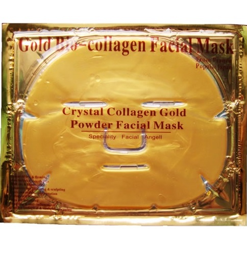 Коллагеновая маска для лица с биозолотом