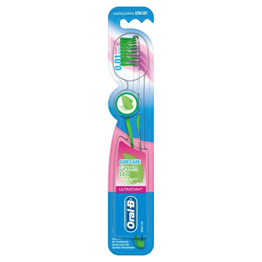 Oral-B Toothbrush Ultrathin Green Tea Gum Care 1'S<BR>
